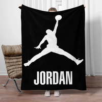 NNEOBA Basketball Star Flannel Blanket - Super Soft, 150x200 cm thumbnail