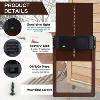 NNETM PCS Automatic Chicken House Coop Door Light-Sensitive Night And Morning Delay Auto Guard Door Opening For Chickens thumbnail