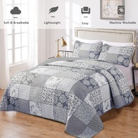 Nurturing Quilted Coverlet and Pillowcases Set: Perfect for Restful Sleep - Queen size thumbnail