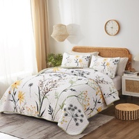 Decorative Quilted Coverlet and Pillowcases Set: Elevate Your Home Decor - Queen size thumbnail