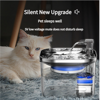 Wired Intelligent Pet Water Fountain with Quiet Sensor and Filter Set – USB Plug Included thumbnail