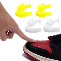 White Shoe Crease Protector for Men's Shoes, Size EUR 40-46 (US 7-12) 10 Pairs thumbnail