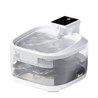 4.5L Smart Pet Water Fountain with Digital Display and Charging Cable – White Design thumbnail
