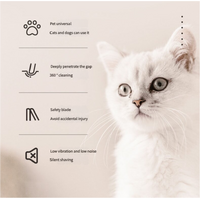Portable Pet Hair Trimmer in Mint Green with Precision Blade and Ergonomic Design thumbnail