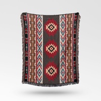 2pcs pack set 180*300cm Bohemian Picnic Blanket, Waterproof Camping Blanket, Outdoor Rug for Camping, Picnic, Beach thumbnail