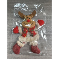 12pcs Dancing pendant elk for Christmas tree thumbnail