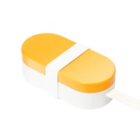 Portable Pet Food Storage Box - 90g Capacity, Travel-Friendly Design for On-the-Go Feeding 2 PCS (Yellow+Blue) thumbnail