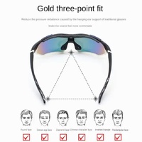 Multifunctional Cycling Glasses - Windproof and UV Protection Sports Eyewear  Red thumbnail