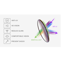 Black Frame Sports Sunglasses with Dark Polarized Lens | UV400 Protection & Sleek Design thumbnail