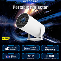 HY300PRO Portable Projector - 4K Decoding, Wi-Fi 6, 720P HD with 160 ANSI Lumens thumbnail