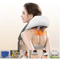 Portable Shiatsu Neck and Shoulder Massager with Heat | Rechargeable 2000mAh Battery thumbnail