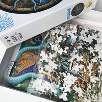 500 Piece Zodiac Circle Jigsaw Puzzle - Colorful Astrology Sun and Moon Jigsaw Puzzle for Adults and Kids thumbnail