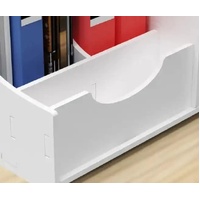 Multi-Functional Desktop Organizer with Document and Stationery Storage - Compact Desk Shelf, 39.5x31x24cm thumbnail