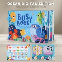 Themed Busy Book Set - Educational Activity Books for Preschool Learning (Farm, Vehicles, Dinosaurs, Ocean, and Forest,5 books in total) thumbnail