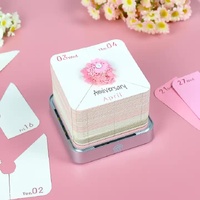 Green Tree House Blossom 3D Paper Sculpture Night Light with Memo Pad, Black Base - Elegant Gift Set for Home & Office thumbnail
