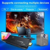 (M8 64G Built-in 20000+Games) 4K Wireless Retro HDMI Video Game Console with Dual Controllers - Supports Multiple Emulators thumbnail
