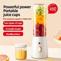 Portable Rechargeable Blender - 450ml High-Speed Personal Smoothie Maker thumbnail