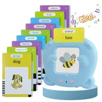 Blue Bear-Shaped Early Education Card Reader - Interactive Learning Toy with 510 Flashcards for Kids thumbnail