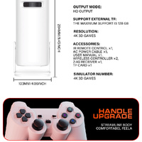 P30 Max 4K Ultra HD Projector with 3D Gaming - Includes 2 Wireless Controllers, Remote Control, and Streaming Support thumbnail