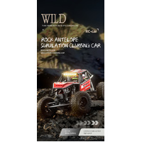 Rock Antelope RC Car - 2.4GHz Simulation Off-Road Climbing Vehicle with Rechargeable Battery (Red) thumbnail