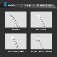 L13 White Portable Electric Water Flosser - Handheld Teeth Cleaner, USB Rechargeable, Deep Oral Irrigator thumbnail