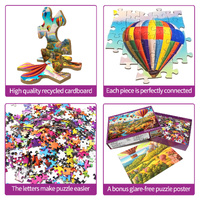 1000 Piece Hot Air Balloon Adventure Jigsaw Puzzle for Adults - Difficult Paper Puzzle for Adults with Beautiful Scenery, Stress Relief and Cognitive  thumbnail