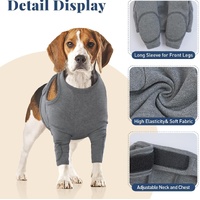 XXXL Pet Front Leg Protective Sleeve - Elastic Dog Leg Guard for Post-Surgery Protection, Prevents Licking and Biting thumbnail