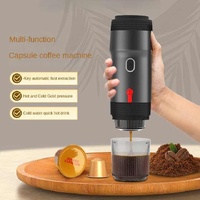 Green Portable Fully Automatic Espresso Coffee Machine - Universal 3-in-1 Capsule, Coffee Powder & Espresso Maker thumbnail