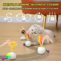 Interactive Cat Feather Toy with LED Lights – Smart Motion Pet Playmate thumbnail