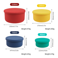 Blue (700ml) Dopamine-Style Food-Grade Lunch Box - Microwave Safe Fruit & Meal Storage Container thumbnail