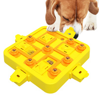 Blue Interactive Slow Feeder Puzzle Toy for Dogs - Durable Pet Food Dispenser Bowl thumbnail