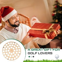 42-Hole Wooden Golf Ball Stand | Laser-Cut Organizer for Golf Lovers | Durable & High-Quality Storage Rack thumbnail