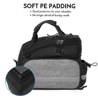 Insulated Bike Rear Rack Bag - Waterproof Storage Bag with Soft PE Padding for Cycling thumbnail