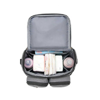 Black Universal Stroller Organizer Bag - Multi-Pocket Hanging Storage Bag for Baby Essentials thumbnail