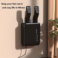 White Wall-Mounted Intelligent Shoe Dryer - 360° Warm Air Fast Drying System with Constant Temperature thumbnail