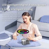 Yellow Portable Handheld Garment Steamer | Mini Steam Iron for Home & Dorm Use | Compact Clothes Steaming Iron thumbnail