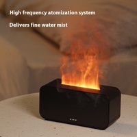 Black Timing Simulation Aroma Diffuser Usb Household Flame Humidifier Aromatherapy Machine Spray Air Flame Humidifier Diffuser thumbnail