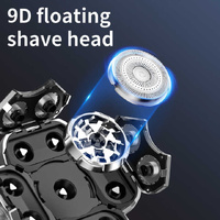 New Digital Display 9-Blade Electric Shaver – 6-in-1 Rechargeable Head Shaver & Grooming Kit for Smooth Shaving and Haircutting thumbnail