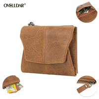 Light Brown Genuine Leather Women's Wallet - Multifunctional Coin & Card Holder, Fashionable Card Box in Top-Grade Cowhide thumbnail