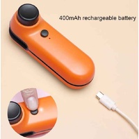 White Portable Mini Food Vacuum Sealer - Convenient Household Snack Bag Sealing Machine thumbnail