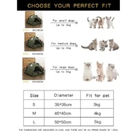 S Green Foldable Breathable Summer Pet Tent with Cooling Mat – Portable Outdoor and Indoor Pet Shelter thumbnail
