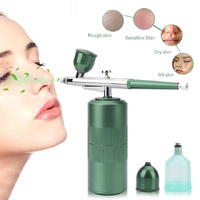 Green Portable Oxygen Infusion Nano Spray Facial Beauty Instrument - High Pressure Needle-Free Skin Care Mist Sprayer thumbnail