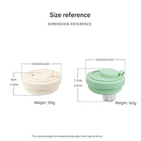 Green 40oz Silicone Replacement Coffee and Pill Mug Lid - BPA-Free, Leak-Proof, Dishwasher Safe thumbnail