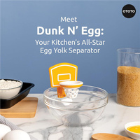 Dunk N’ Egg - Fun and Innovative Basketball-Themed Egg Yolk Separator for Your Kitchen thumbnail