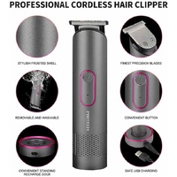 PRITECH PR-2888 Professional Hair Clipper Kit - USB Rechargeable, 600mAh Battery, IPX6 Waterproof Grooming Set thumbnail