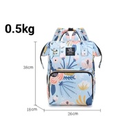 Large Capacity Multi-Functional Baby Diaper Backpack - Stylish and Travel-Friendly Mummy Bag Pink thumbnail