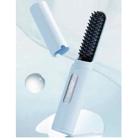 Cordless Hair Straightener Brush with Adjustable Temperature - Pink thumbnail