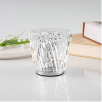 Crystal LED Table Lamp with Starburst Effect, Rechargeable and Portable Design,Type C 90mm (H) *88mm (W) thumbnail