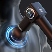 LC-007-Black Professional Massage Gun with LCD Display - Deep Tissue Muscle Massager thumbnail