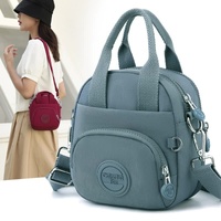 Coffee Mini Waterproof Nylon Backpack - Lightweight Casual Crossbody Bag thumbnail